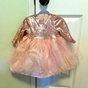 Petit Frais 9 Month Pink Sparkle Dress
